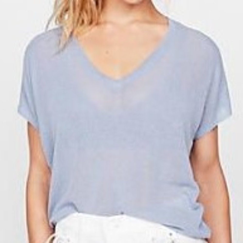 NWT Express V Neck Knit London Tee